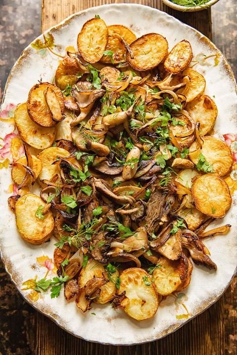 Potatoes with Mushrooms